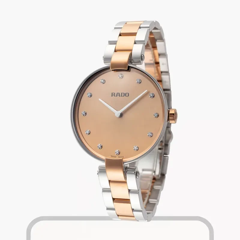 Rado Coupole Rose Gold-tone Dial Ladies Watch- R22850743